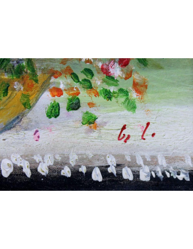 Isabel Illescas: Basket of flowers