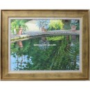 Fountain with flowerpots (Alcazar de Sevilla)