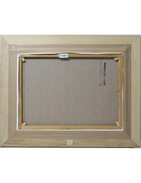 Fuente con macetas (Alcazar de Sevilla) | Cuadro al óleo de José Luis Valdivia