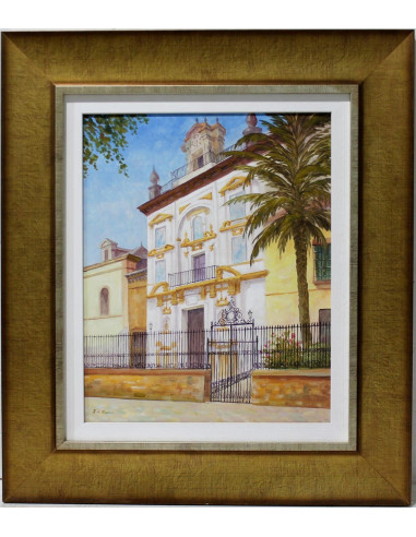 Hospital de la Caridad | Cuadro al óleo de R. de Ramos