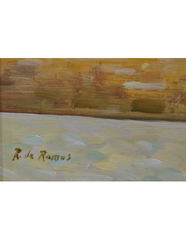 Hospital de la Caridad | Cuadro al óleo de R. de Ramos