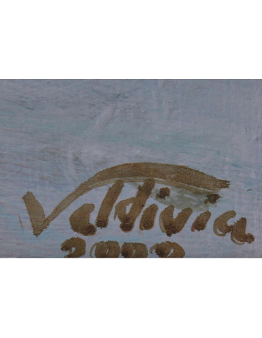 Plateado en el mar | Cuadro al óleo de José Luis Valdivia