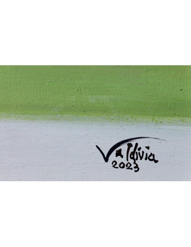 Fuente con columna (Alcazar de Sevilla) | Cuadro al óleo de José Luis Valdivia