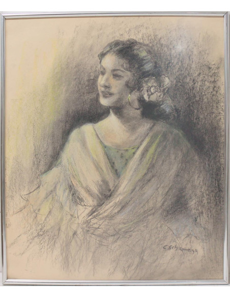 Gitana | Cuadro al óleo de Carmen Schamann