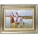 Pescadoras en la playa