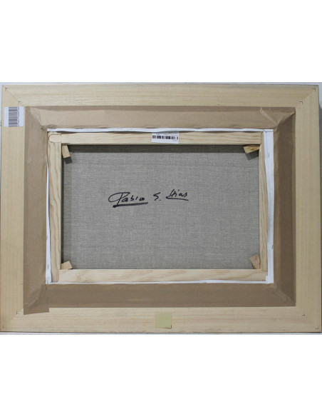 Pescadoras en la playa | Cuadro al óleo de Pablo Segarra Chías