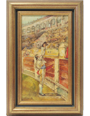 Anónimo: Bullfighter making a toast