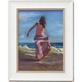 Woman on the beach