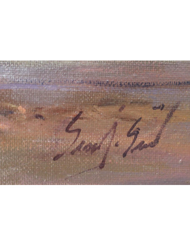 Said Saadi: Woman on the beach