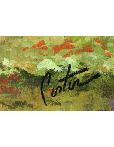 Escena campera | Cuadro al óleo de Enrique Pastor