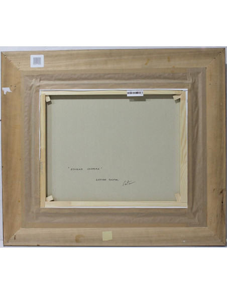 Escena campera | Cuadro al óleo de Enrique Pastor