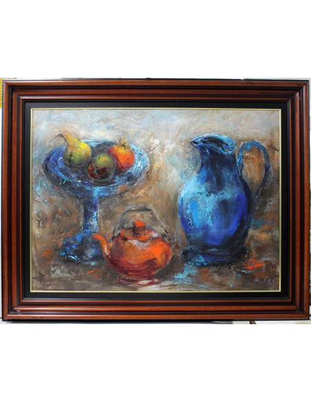 Ana Delgado: Jug and fruit bowl