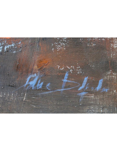 Jarra y frutero | Cuadro al óleo de Ana Delgado