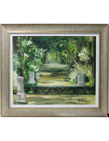 Jardines de Murillo | Cuadro al óleo de Rosa María