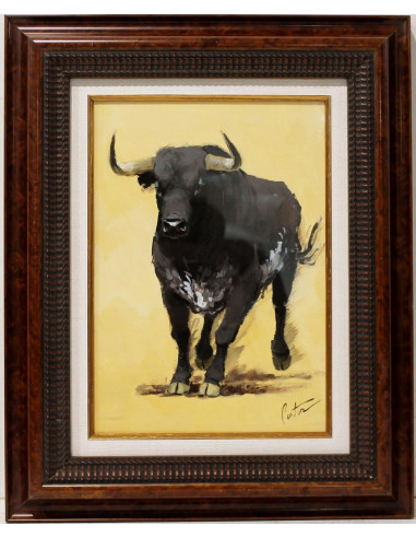 "Ese toro" | Cuadro al óleo de Enrique Pastor