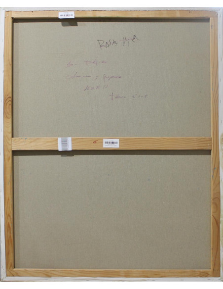 Limón y jazmines | Cuadro al óleo de Ana Delgado