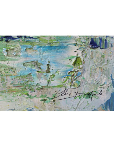 Ana Delgado: Green abstract