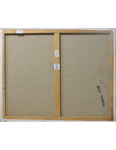 Abstracto verde | Cuadro al óleo de Ana Delgado