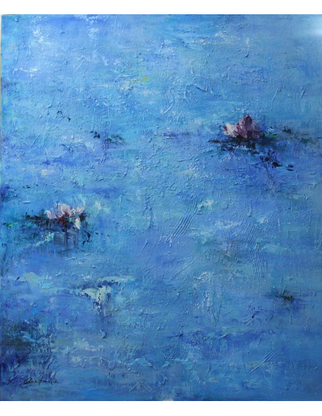 Ana Delgado: Water lilies I