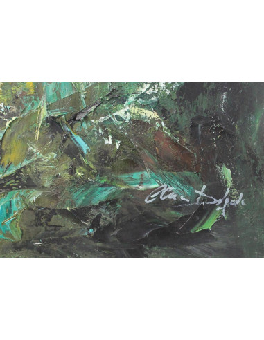 Floreado | Cuadro al óleo de Ana Delgado