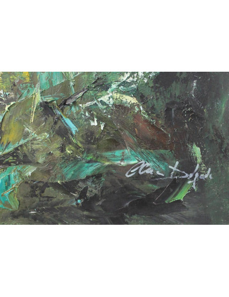 Floreado | Cuadro al óleo de Ana Delgado