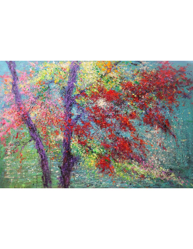 Bajo la Via Láctea | Cuadro al óleo de Andrés Rueda