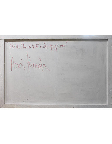 Sevilla a vista de pájaro | Cuadro al óleo de Andrés Rueda