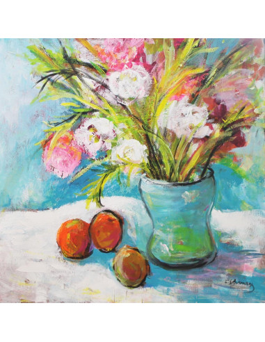 Carmen Schamann: Flowers and oranges