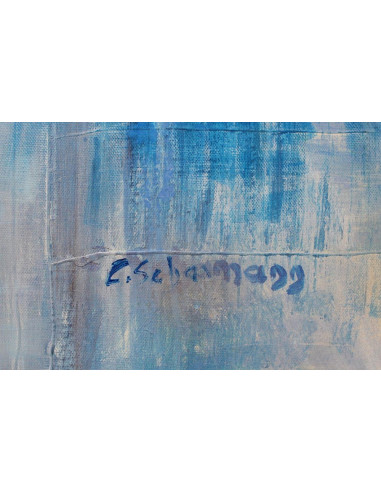 Carmen Schamann: Abstract in blue