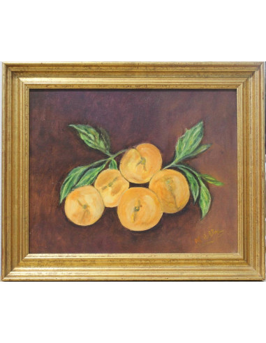 Naranjas | Cuadro al óleo de María Luisa Robles