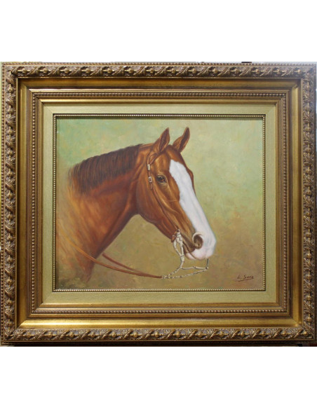 Caballo | Cuadro al óleo de L. Sanz