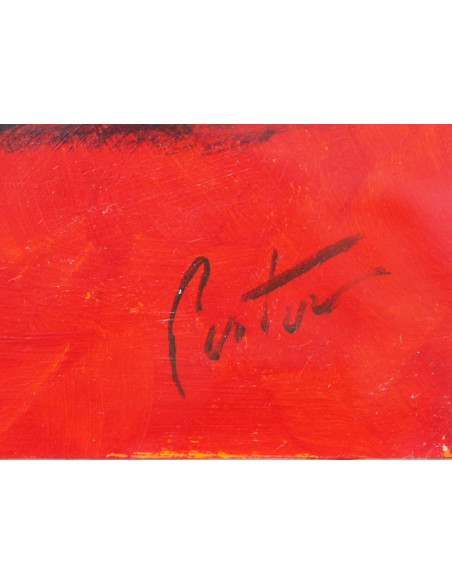 "Ese toro" | Cuadro al óleo de Enrique Pastor