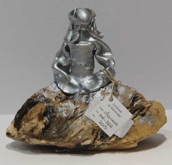 Sculptures: Menina Silver Swarovski (nº 166)