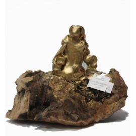 Sculptures: Menina Gold Swarovski (nº 155)