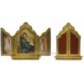 Hinged triptych