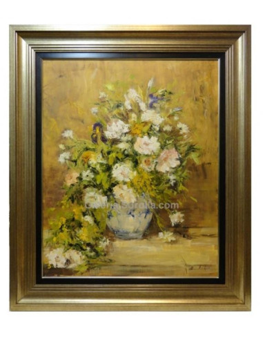 Ana Delgado: Jarron con rosas