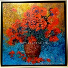 Andrés Rueda: Bouquet of red metal