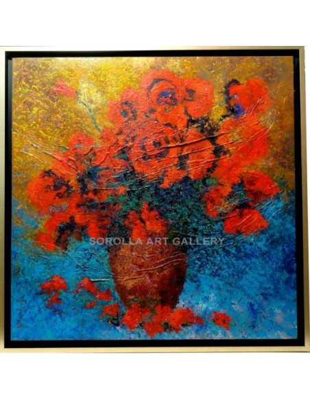 Andrés Rueda: Bouquet of red metal