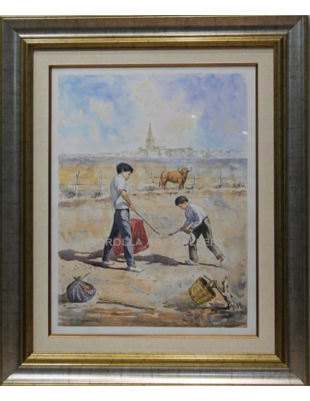 Emilio Zurrón: Playing bull