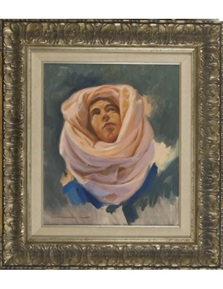 José María Menacho: Figura con turbante