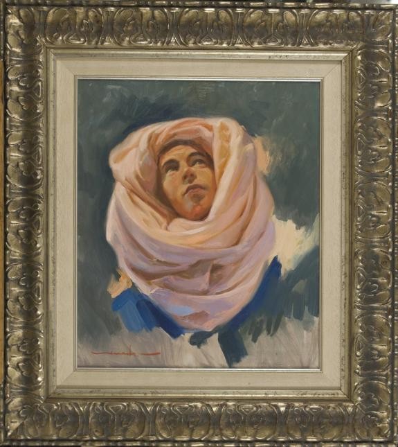 José María Menacho: Figure with turban