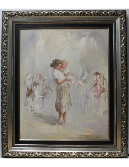 Ferreira: Gitana con niño