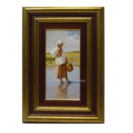 Rafael Sánchez: Woman gathering shellfish