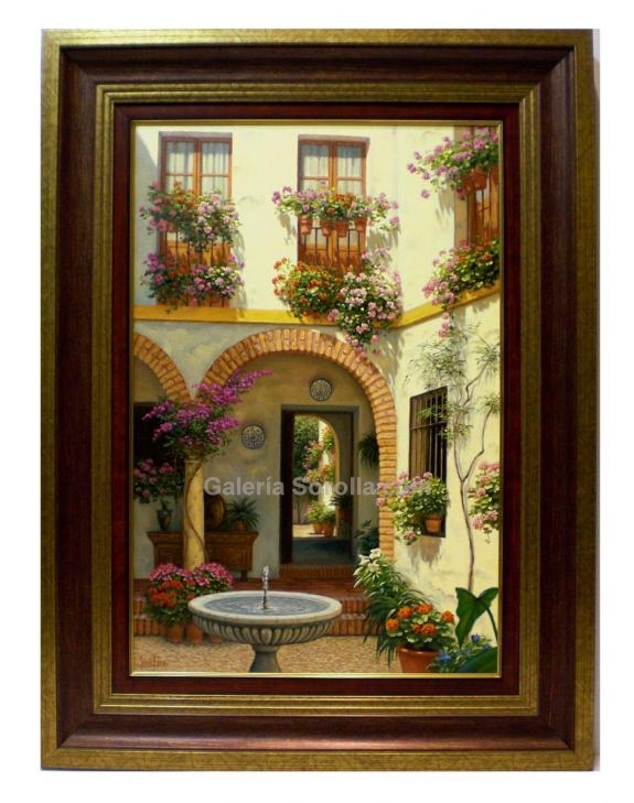 Jesús Fernández: Patio con arcos. Venta de cuadros en la Galería de ... Jesús Fernández: Patio con arcos. Venta de cuadros en la Galería de ...