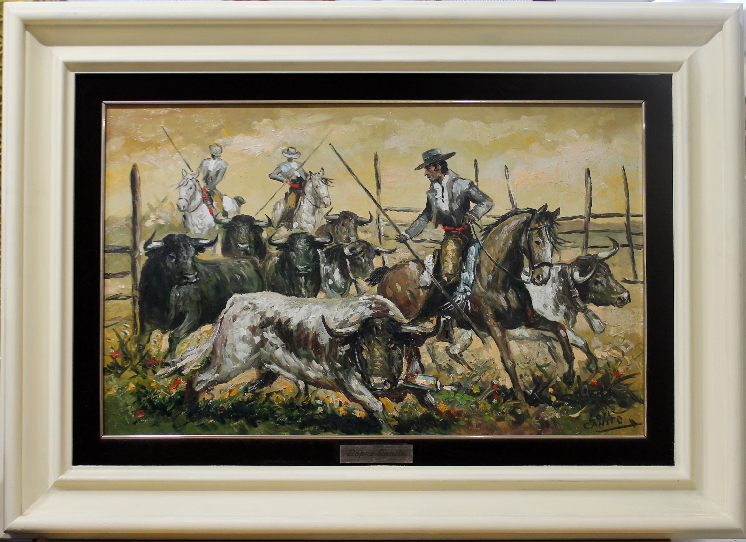 López Canito: original oil paintings for sale online in Sorolla Art Gallery